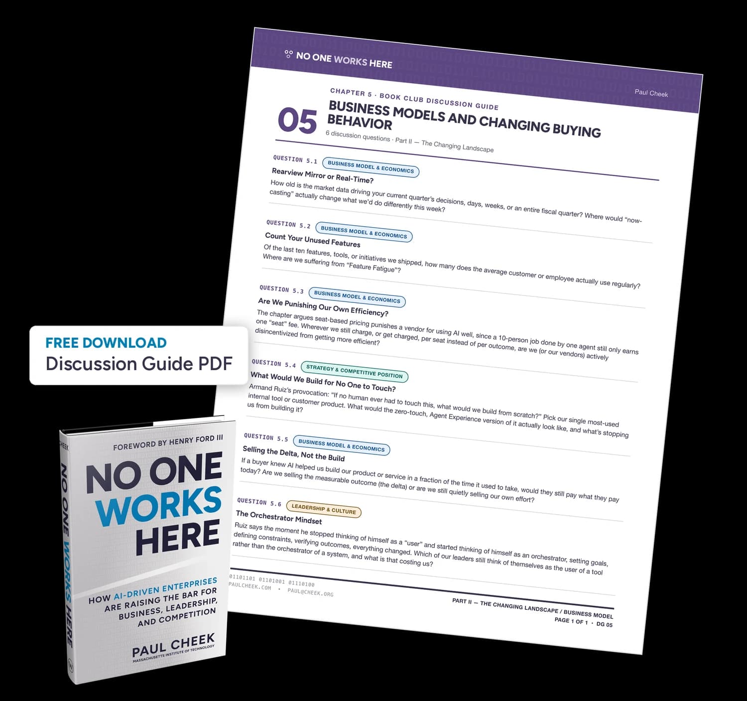 Business Models and Changing Buying Behavior discussion guide — free PDF download