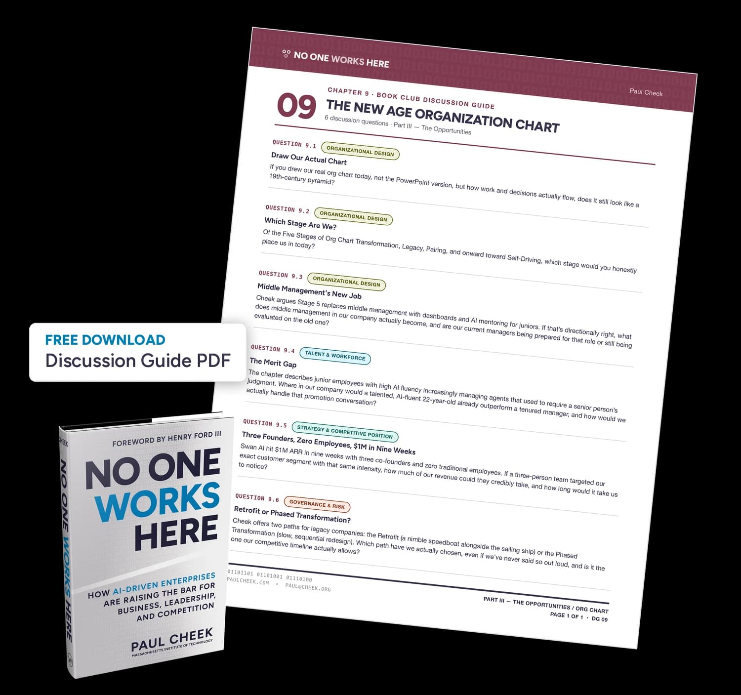 The New Age Organization Chart discussion guide — free PDF download