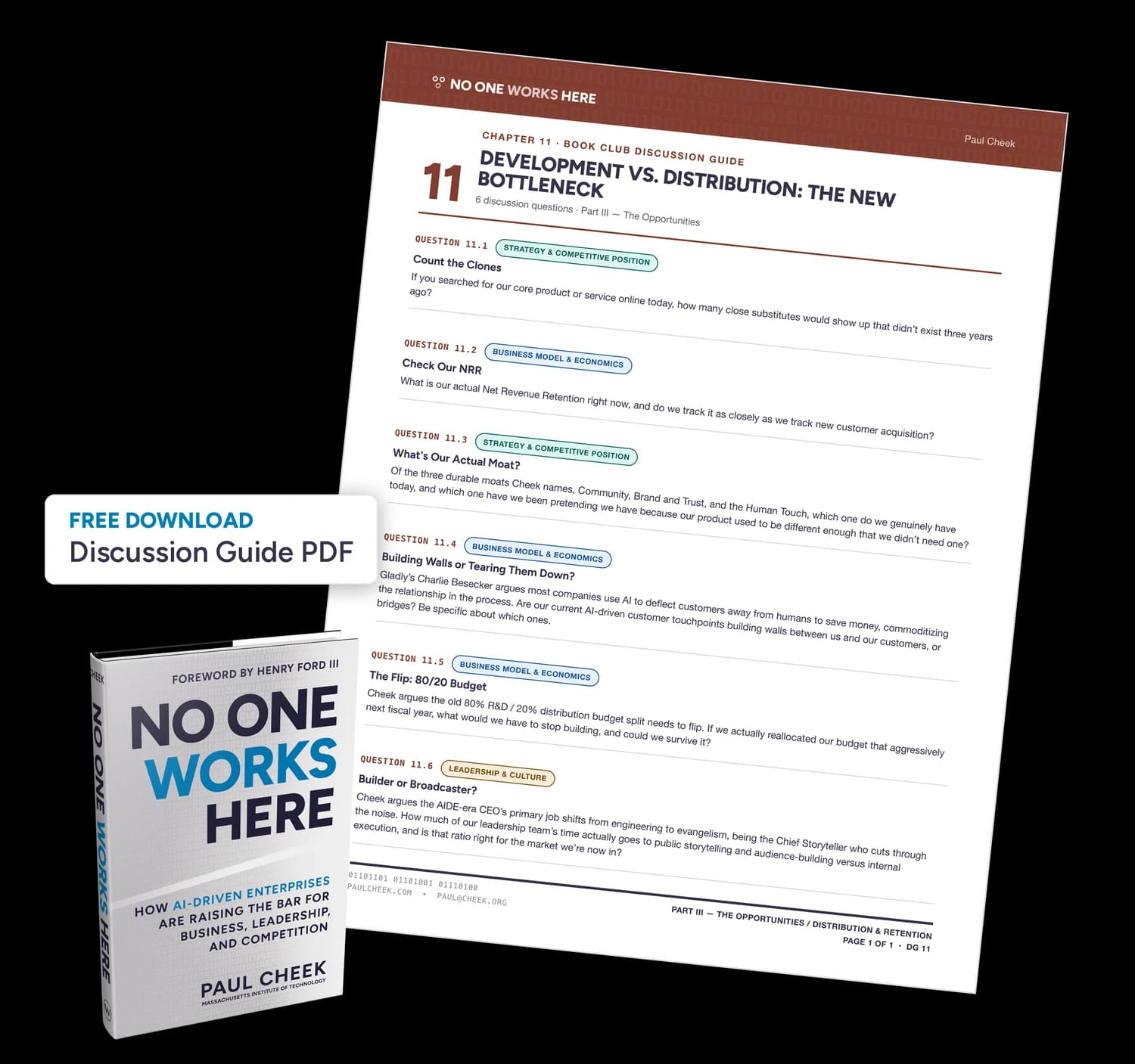 Development Versus Distribution: The New Bottleneck discussion guide — free PDF download