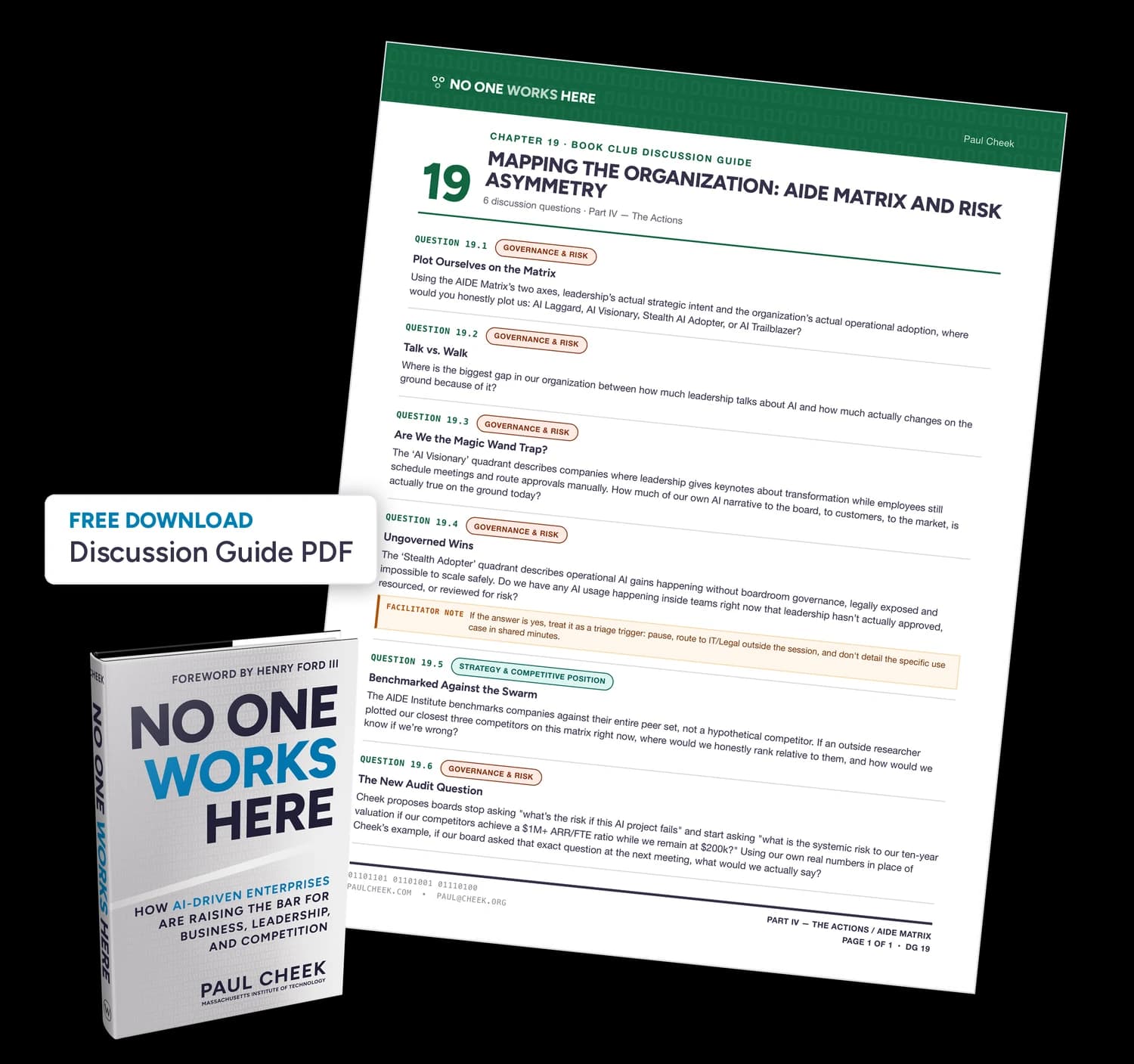 Mapping the Organization: AIDE Matrix and Risk Asymmetry discussion guide — free PDF download