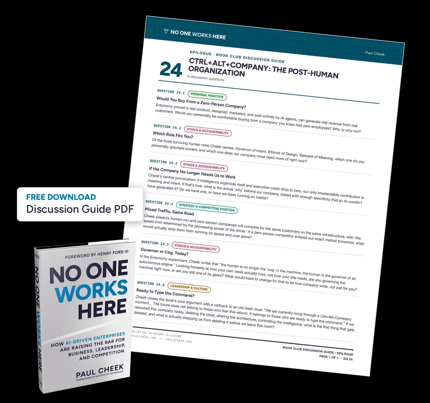 Ctrl+Alt+Company: The Post-Human Organization — Discussion Guide — free PDF download