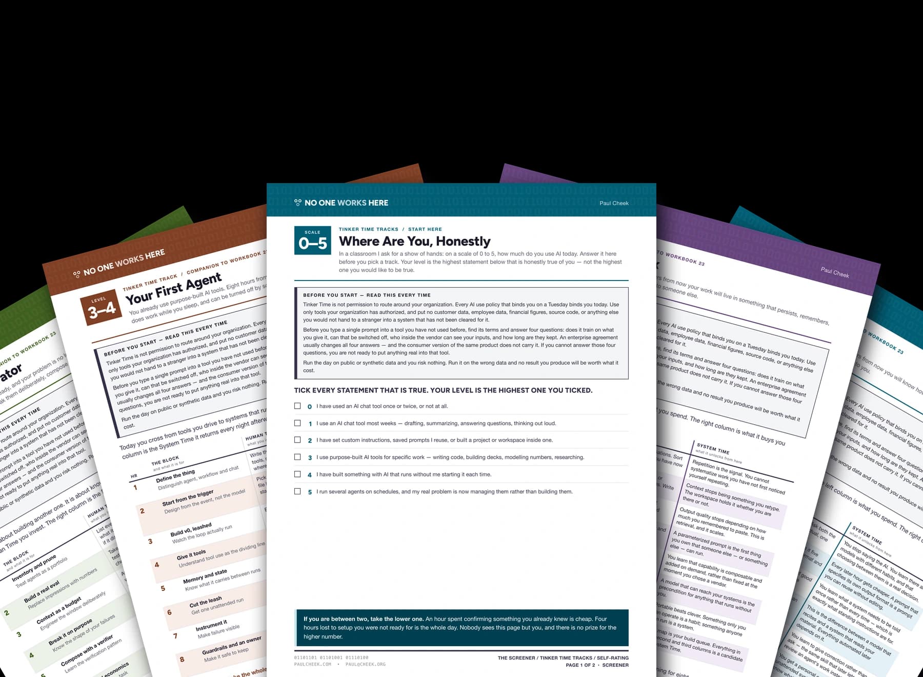 A fan of the Tinker Time screener and every track workbook