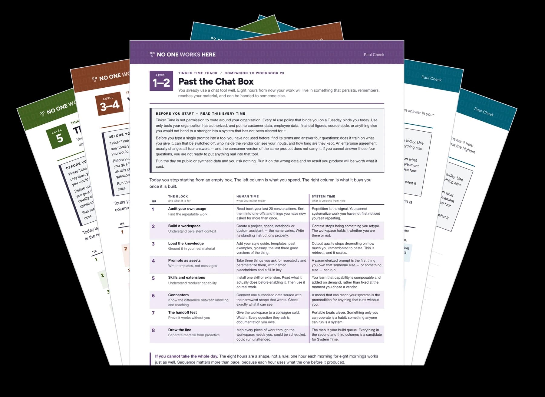 A fan of the Tinker Time screener and every track workbook