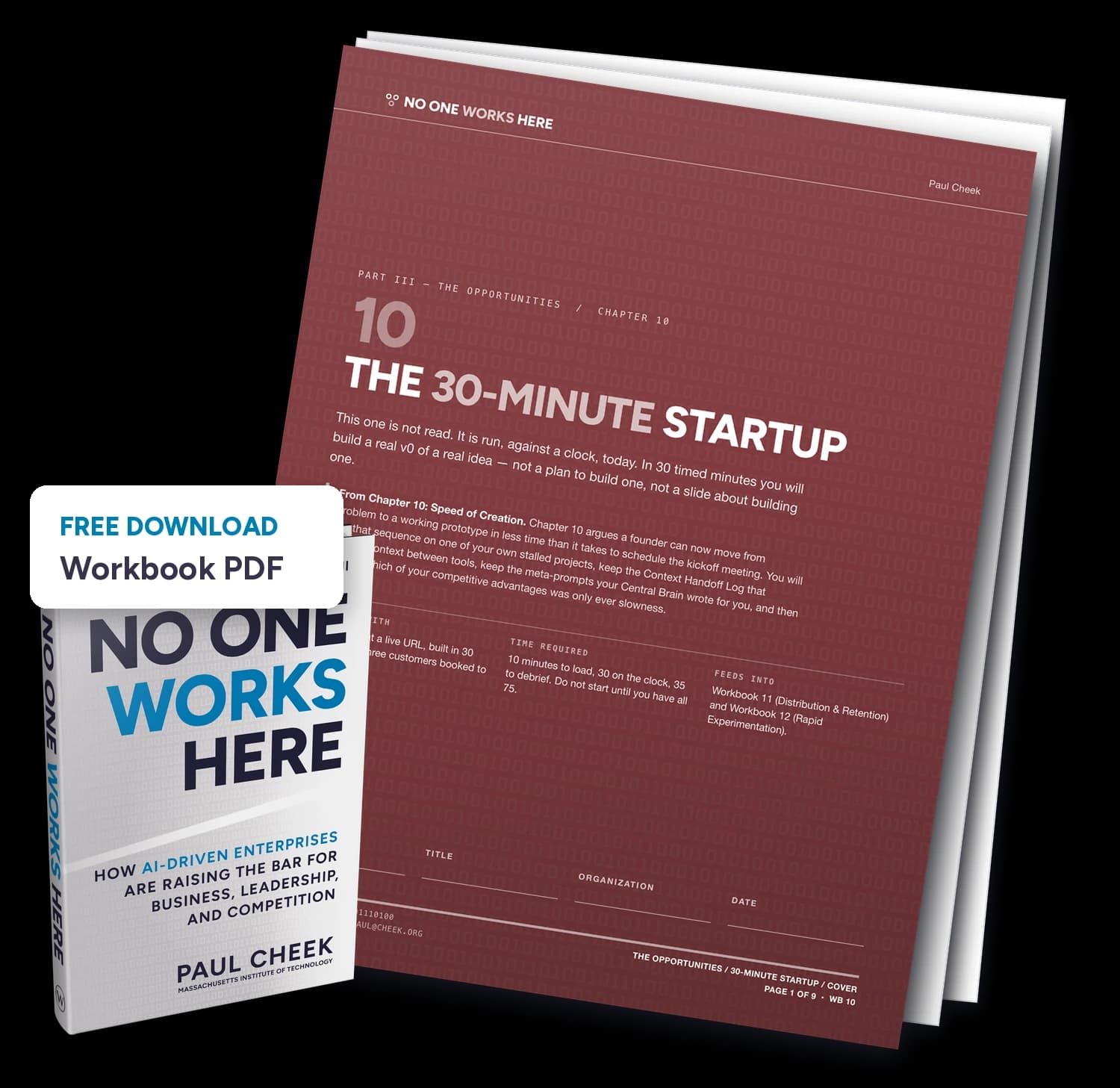 The 30-Minute Startup — Workbook — free PDF download
