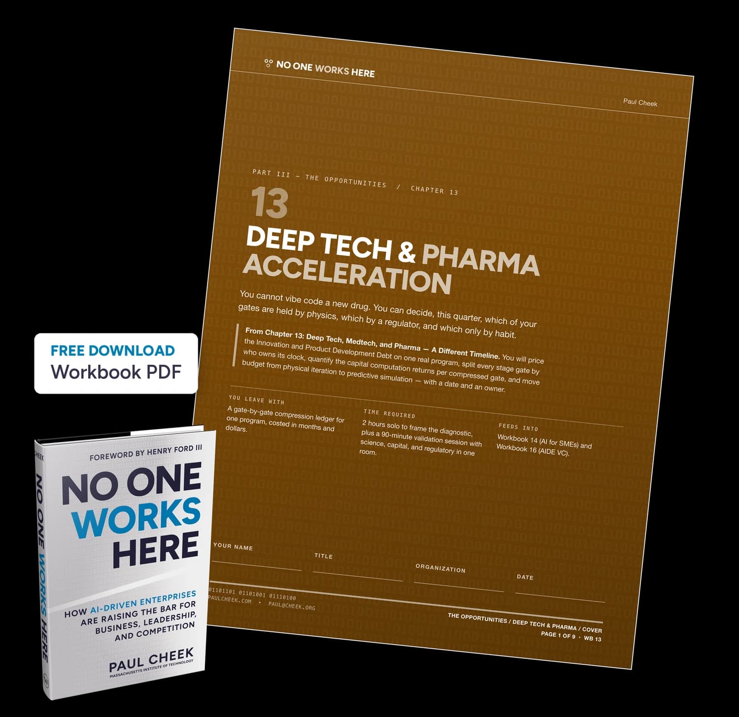 Deep Tech & Pharma Acceleration — Workbook — free PDF download
