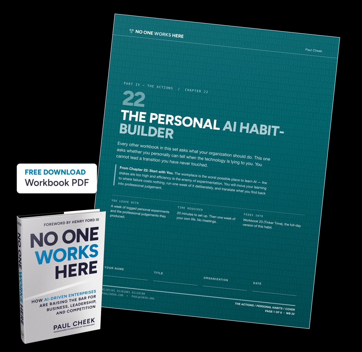 The Personal AI Habit-Builder — Workbook — free PDF download